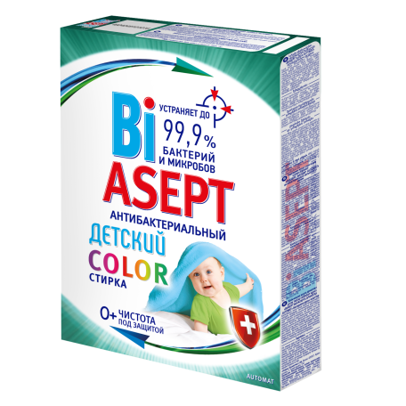 Стиральный порошок BiASEPT Color Automat Детский, 400 гр